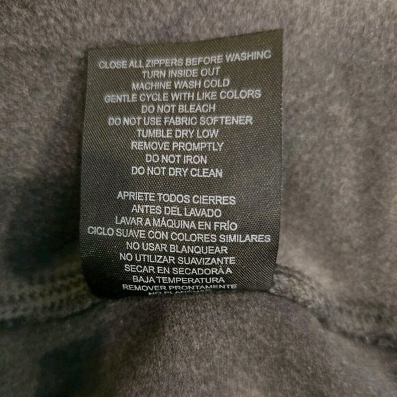 Gerry Womens Thick Pants Stretch Fleece Gray Large Zipper Pockets 30 X 27 BG9747 - Picture 3 of 9